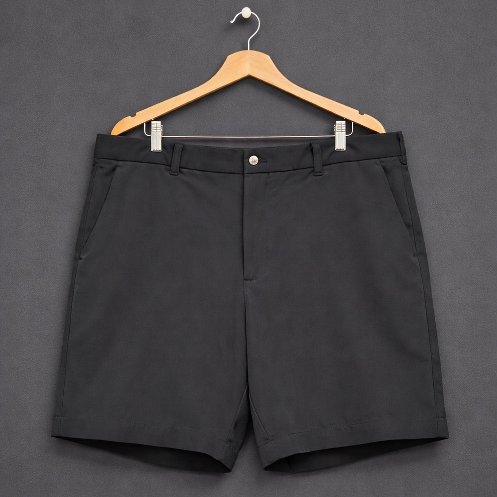 Callaway Golf Shorts Mens 42 Black Performance Stretch Flat Front Lightweight